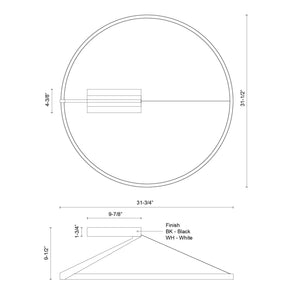 Roda Semi-Flush Mount