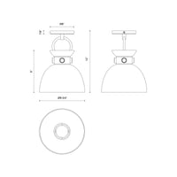Waldo Semi-Flush Mount