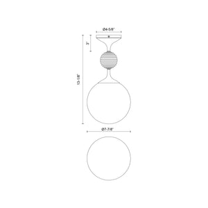 Celia Semi-Flush Mount