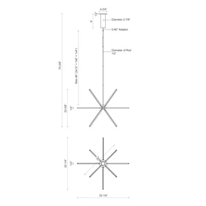 Sirius Minor Chandelier