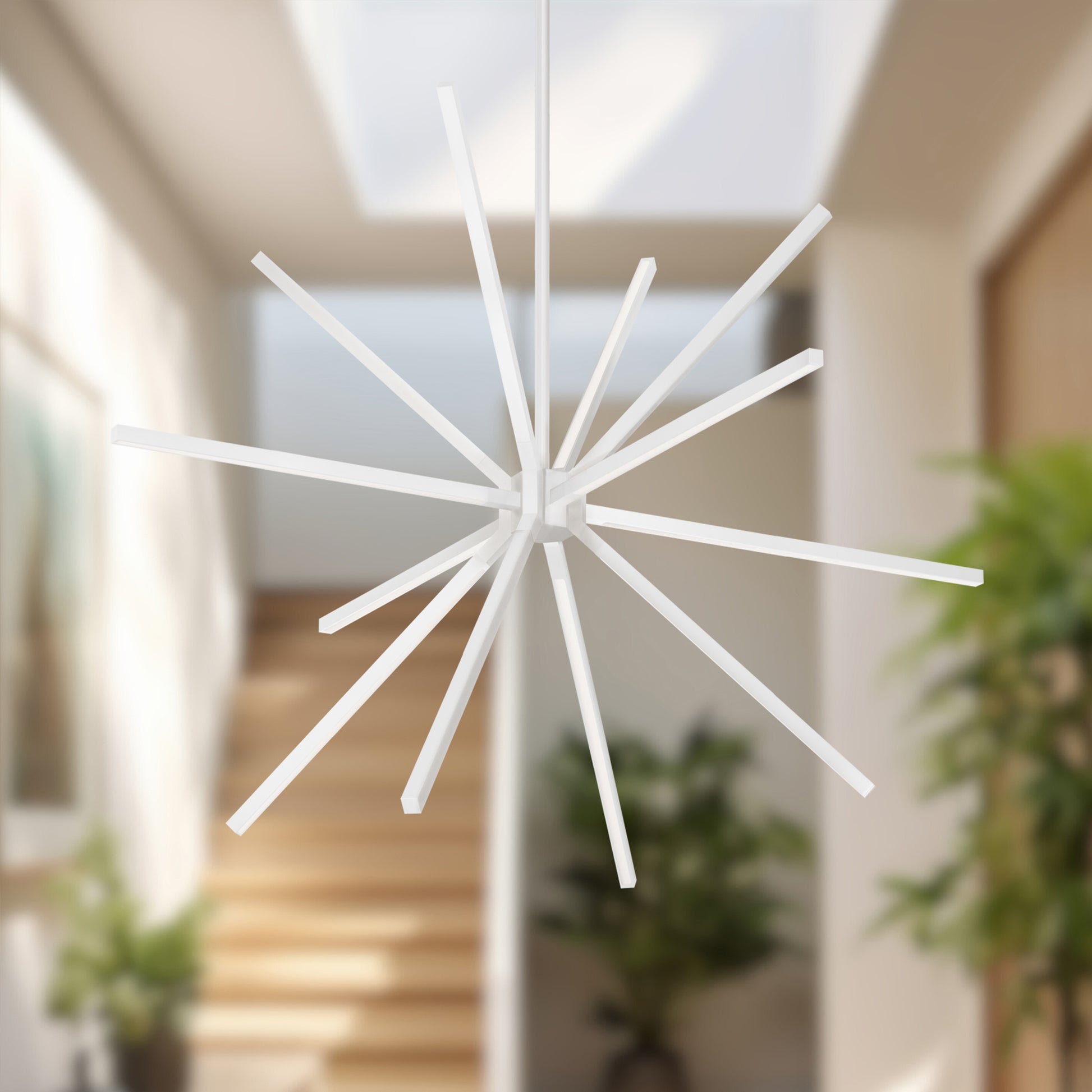 Sirius Minor 32-in Brushed Gold LED Chandeliers