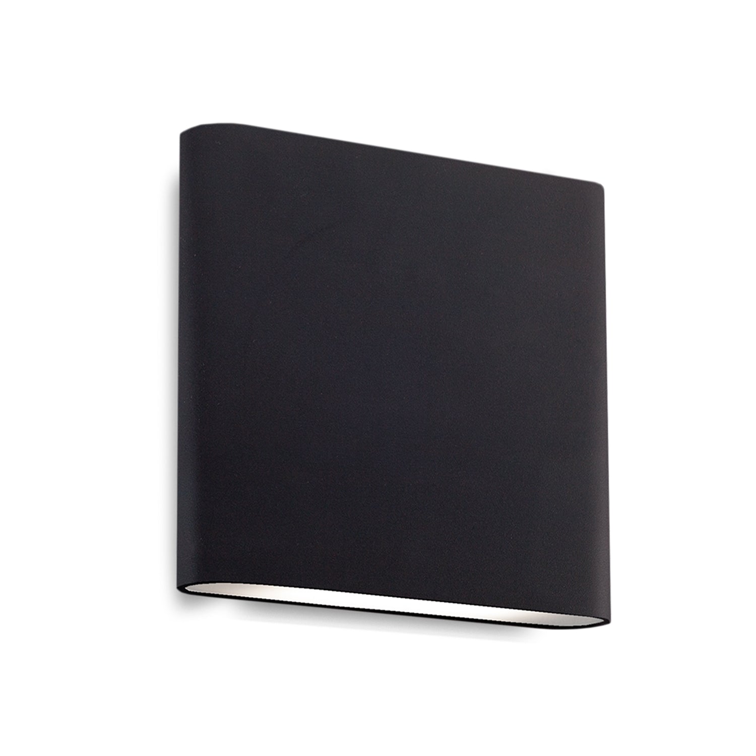 Slate 6-in White LED All terior Wall