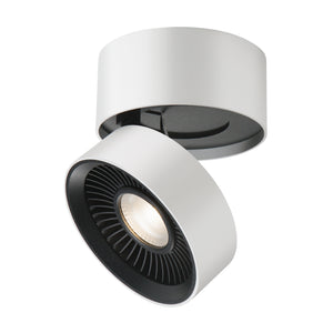 Solo 5-in Black LED Flush Mount