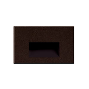Sonic 3-in Bronze LED Exterior Wall/Step Lights