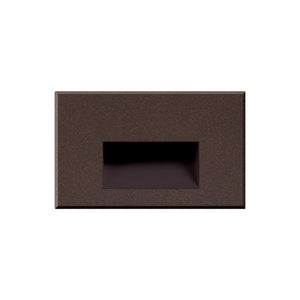 Sonic 3-in Bronze LED Exterior Wall/Step Lights