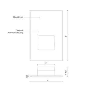 Sonic 5-in Bronze LED Exterior Wall/Step Lights