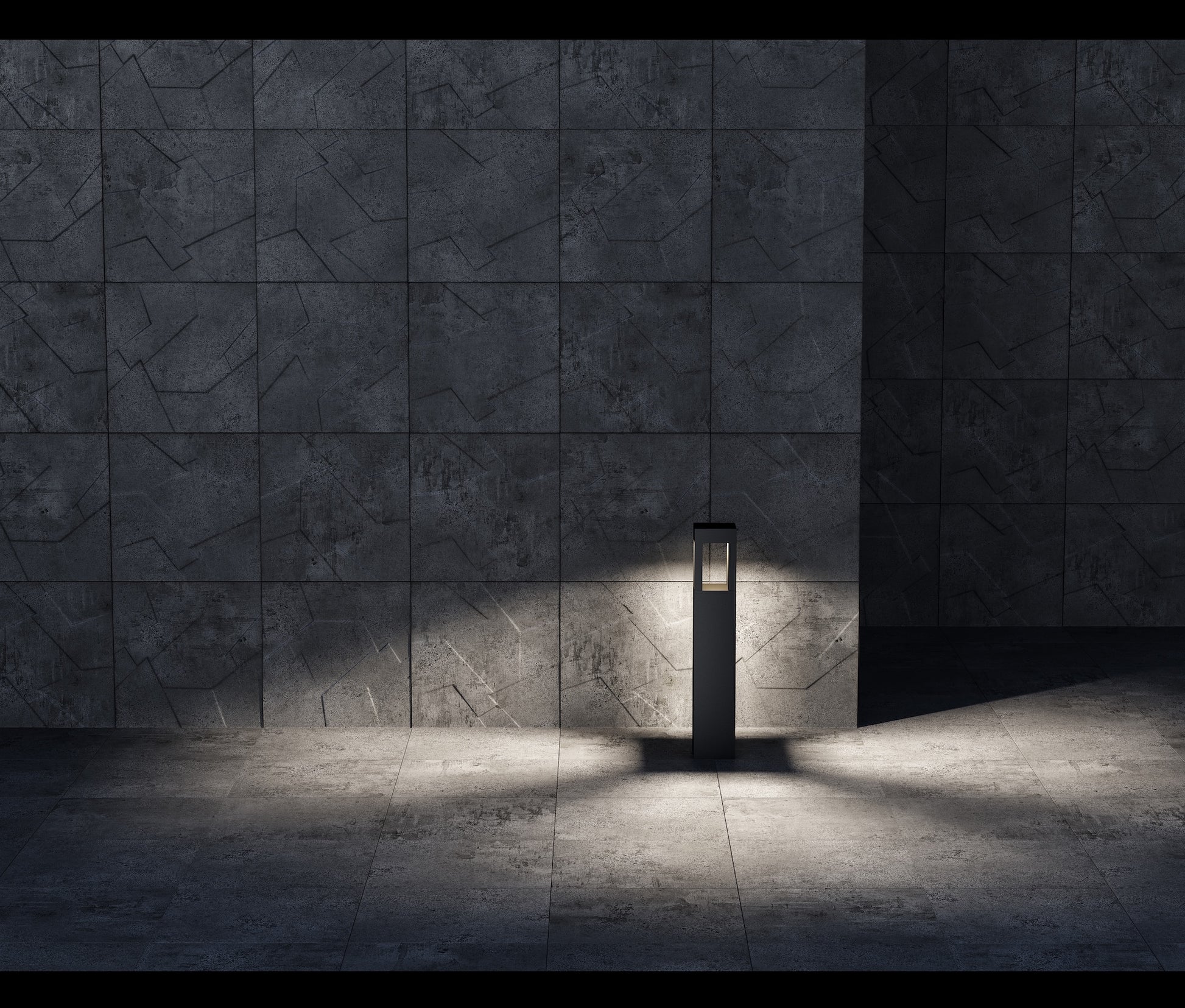 Sonoma 36-in Black LED Exterior Bollard