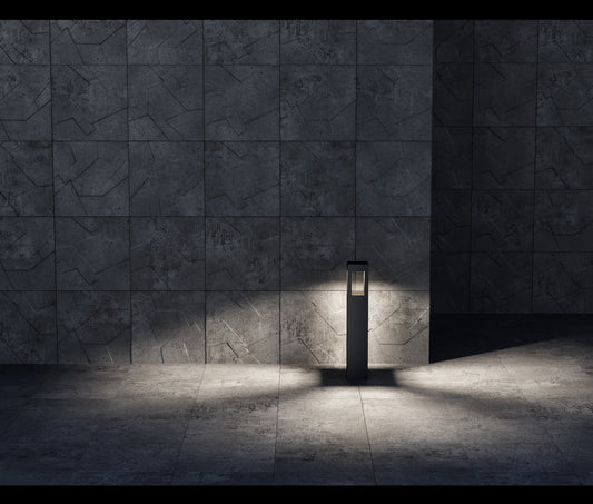 Sonoma 36-in Black LED Exterior Bollard