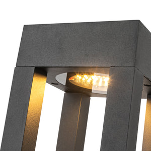 Sonoma 36-in Black LED Exterior Bollard