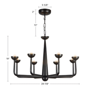 Spade Chandelier