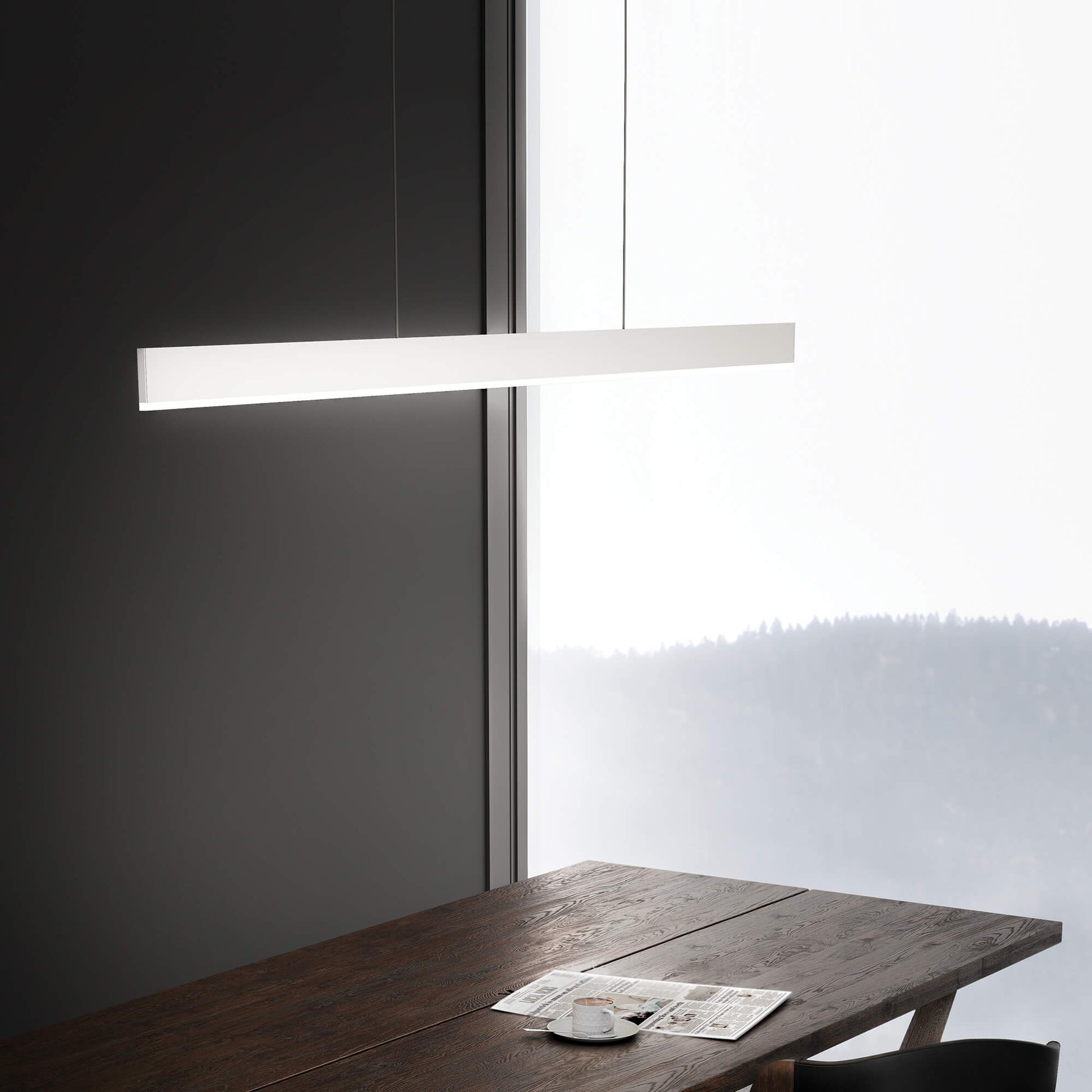 Beam 48in Slim Linear Pendant, 5CCT