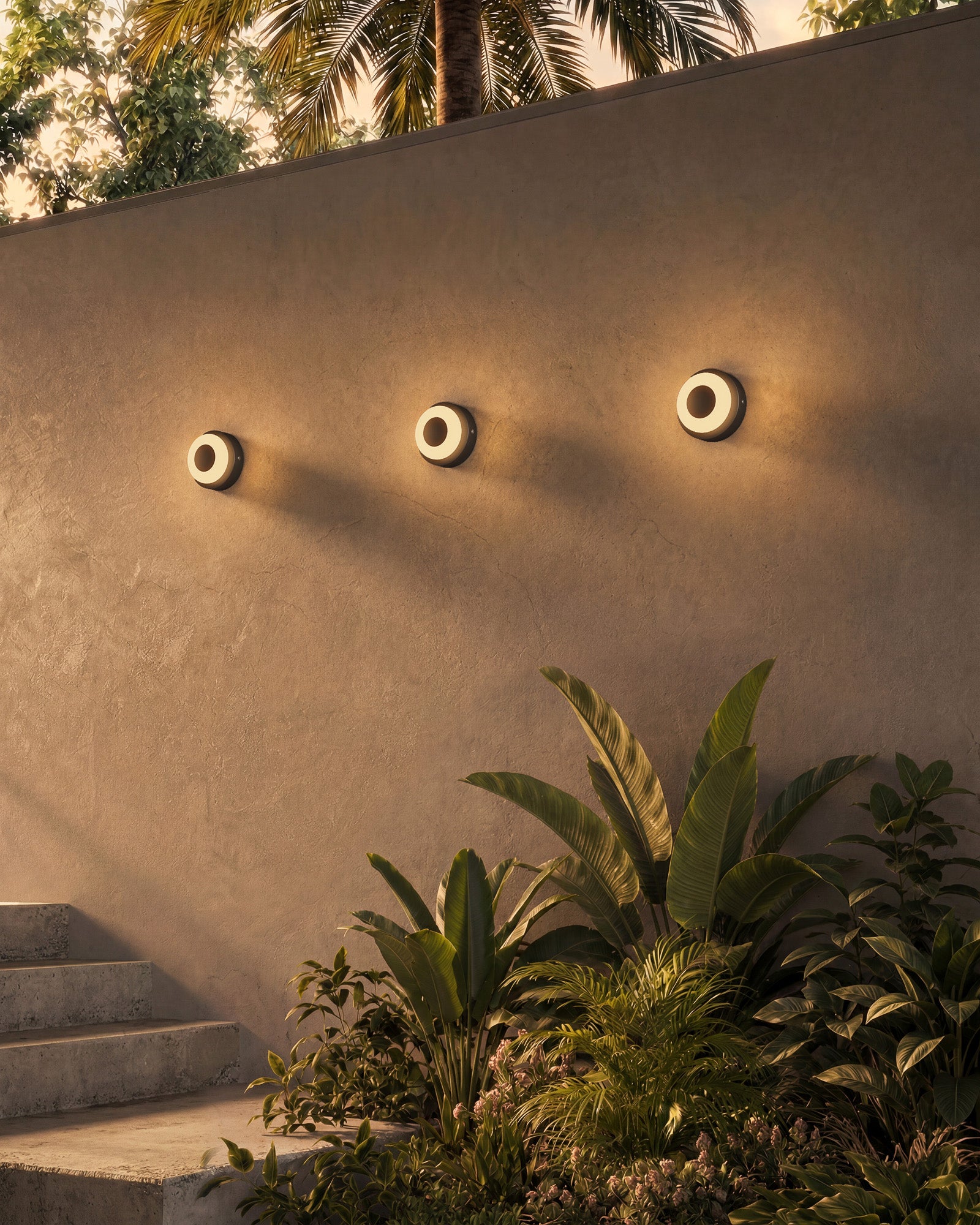 Stephord 5-in LED Exterior Wall Sconce
