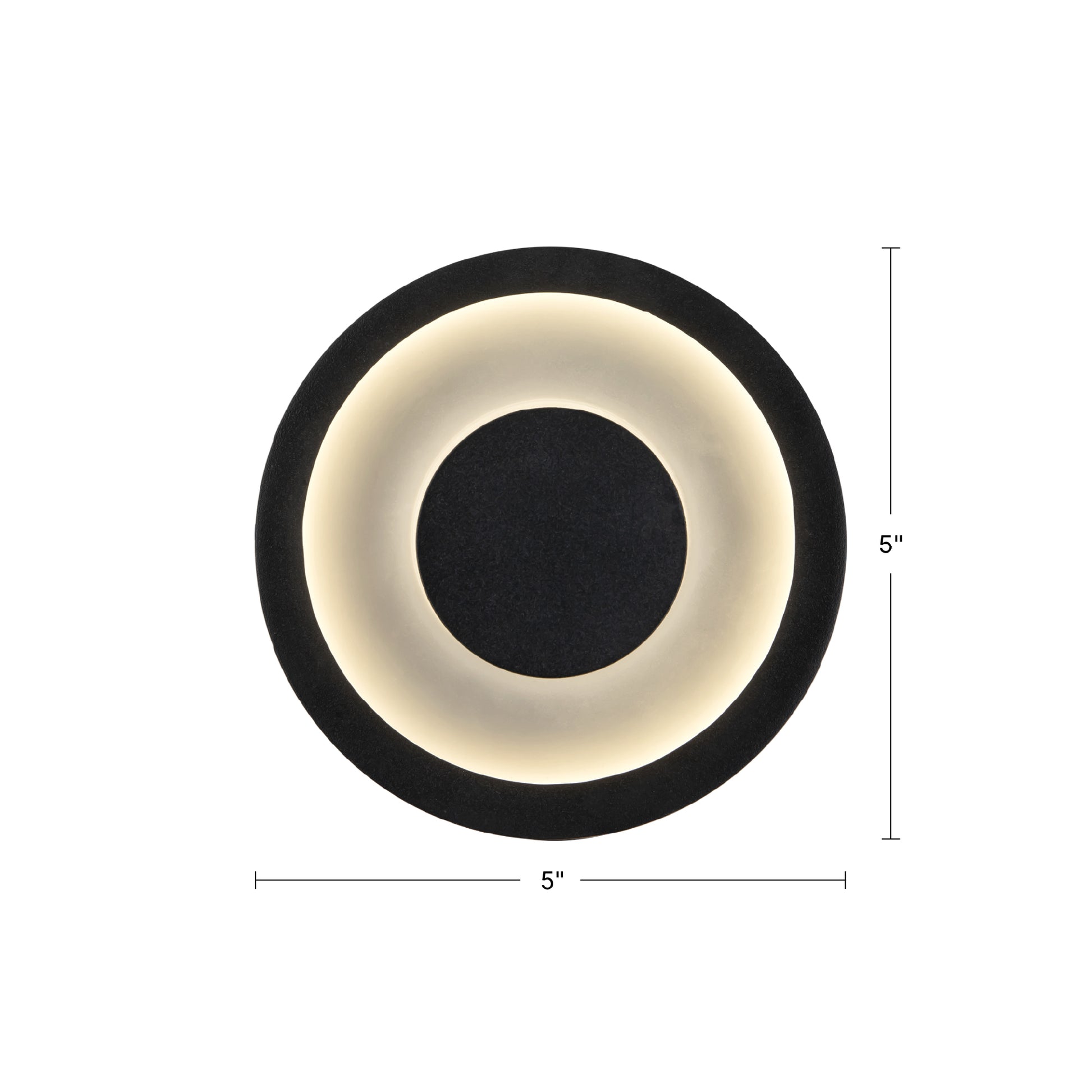 Stephord 5-in LED Exterior Wall Sconce