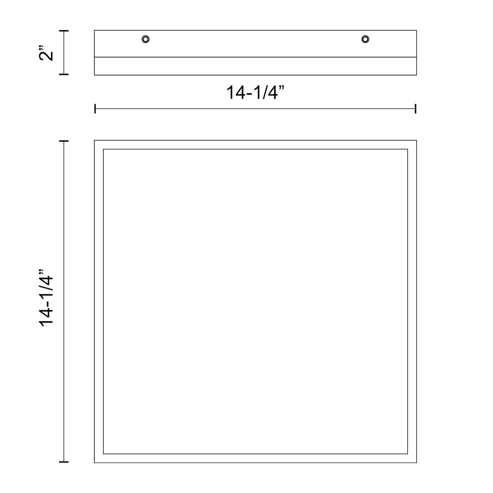 Sydney 14-in Flush Mount