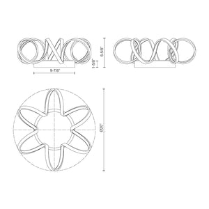 Synergy 20-in Flush Mount
