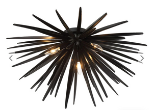 TRAPANI 12058-06, 3 LIGHT CEILING MOUNT FLOOR MODEL ONLY