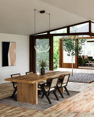 Talis 48-in Black LED Linear Pendant