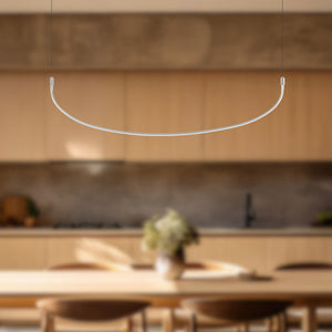 Talis 48-in Black LED Linear Pendant