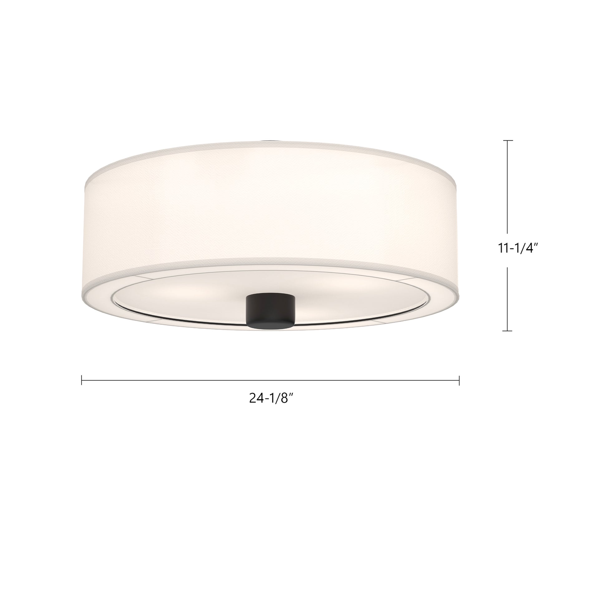 Theo 24-in Flush Mount