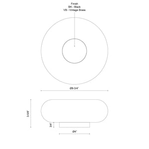 Nimbus 8-in Table Lamp