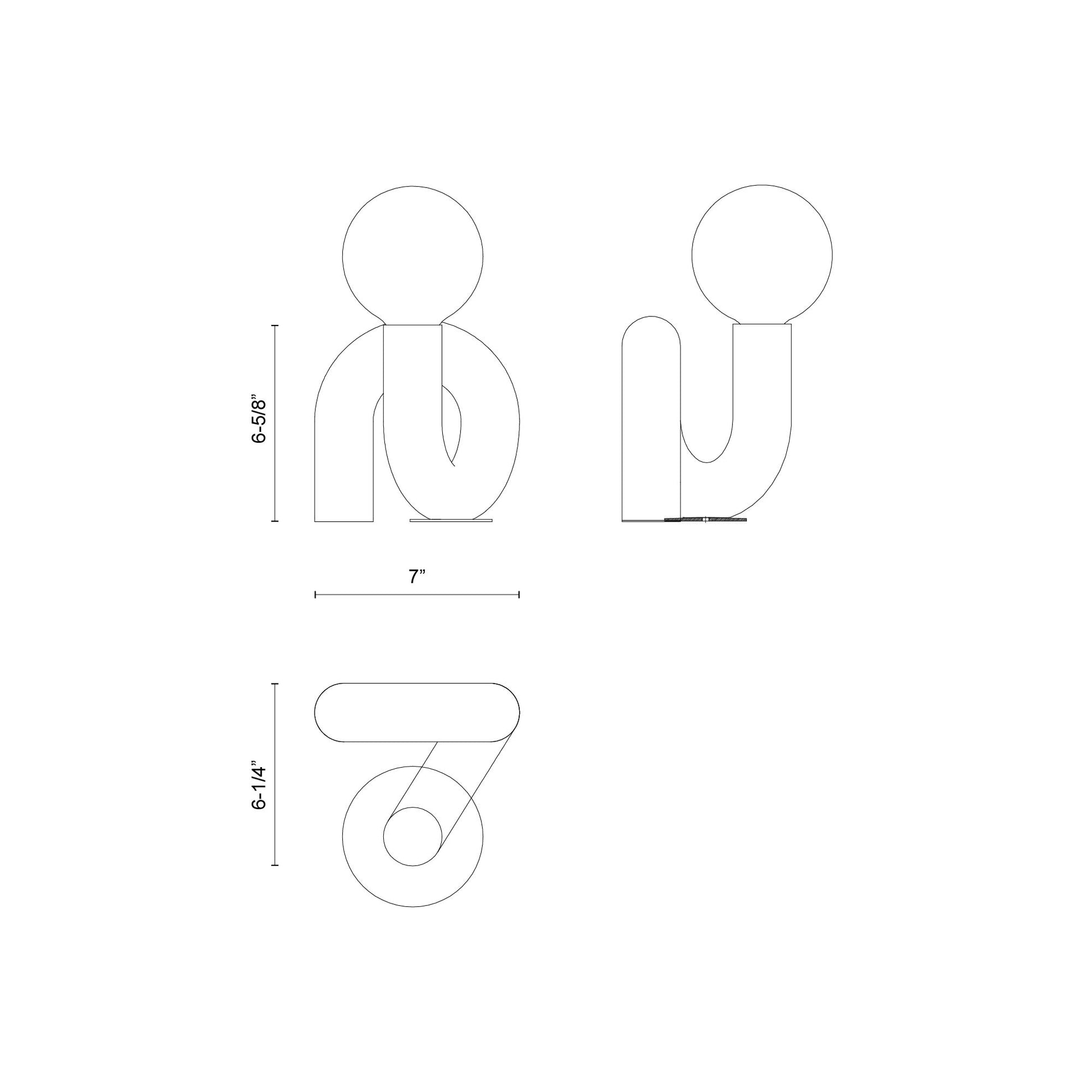 Sadie 6-in Table Lamp