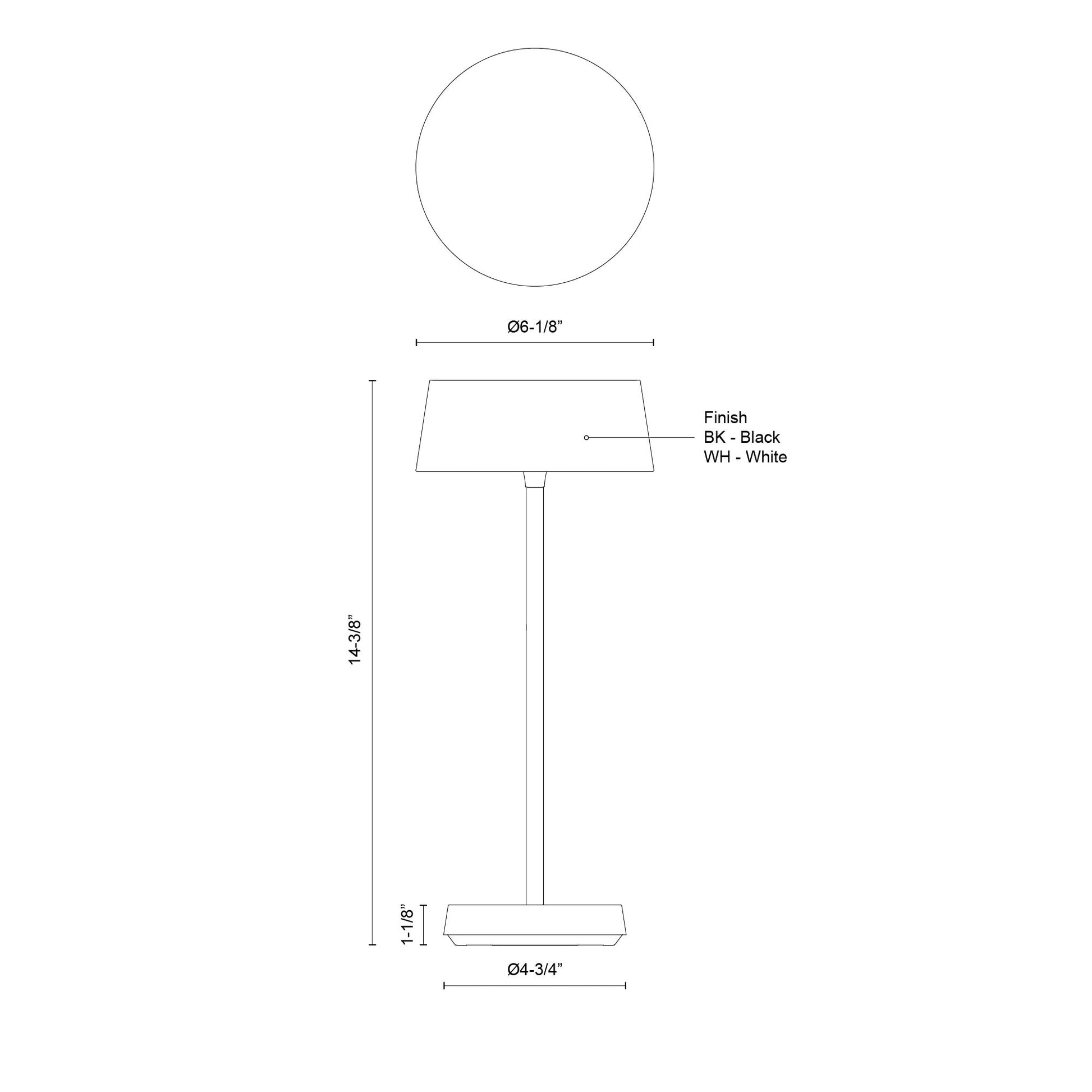 Tindra 6-in Table Lamp
