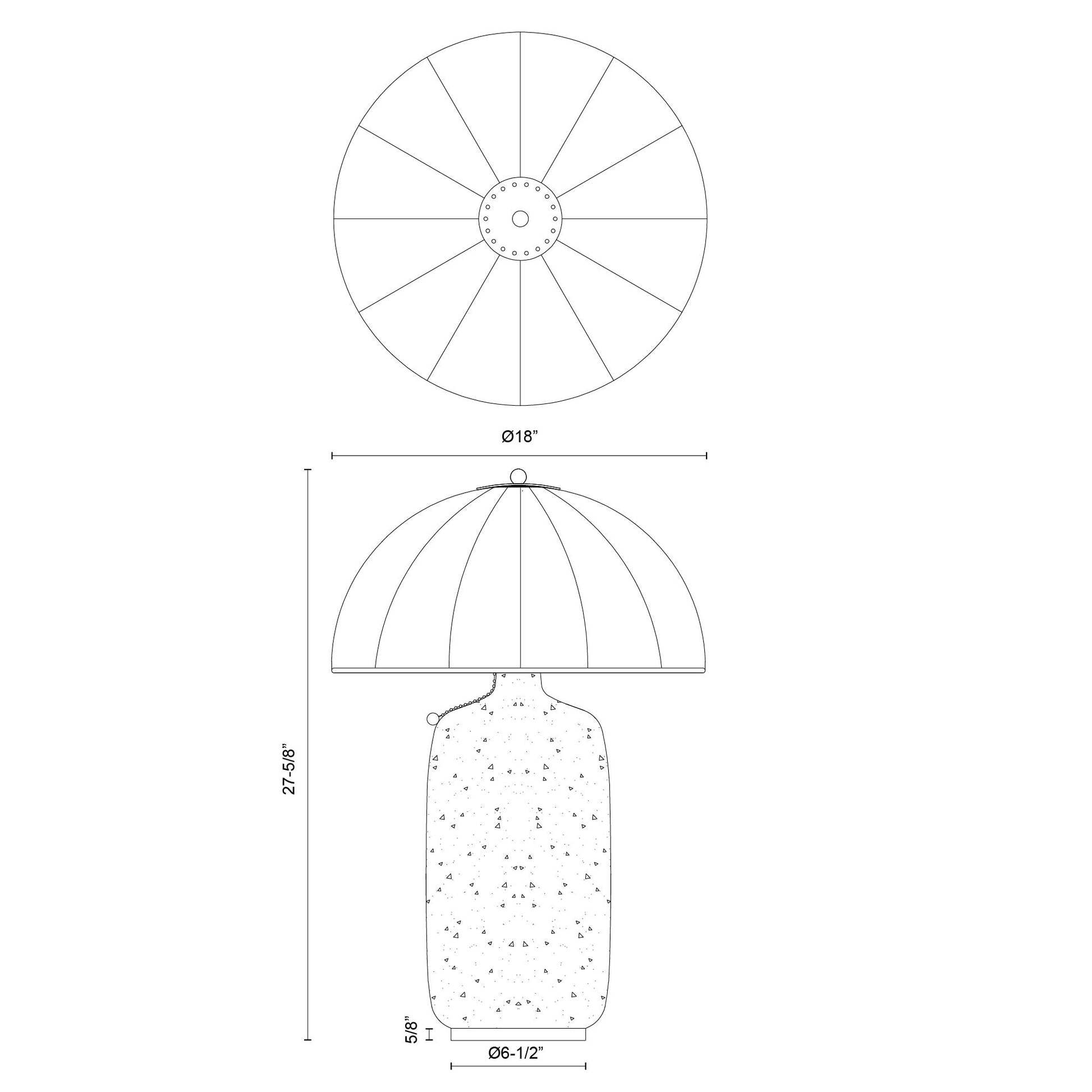 Crosby 18-in Table Lamp