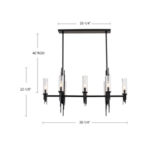 Torres 38-in Linear Pendant