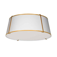 Trapezoid 4LT Flush Mount