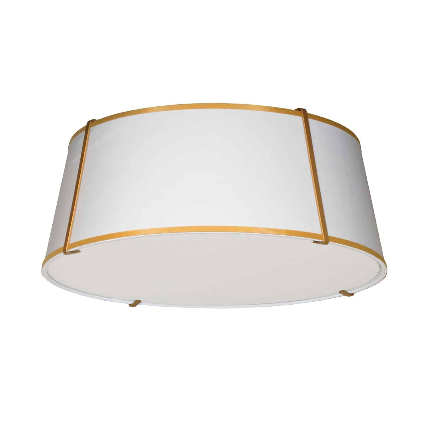 Trapezoid 4LT Flush Mount