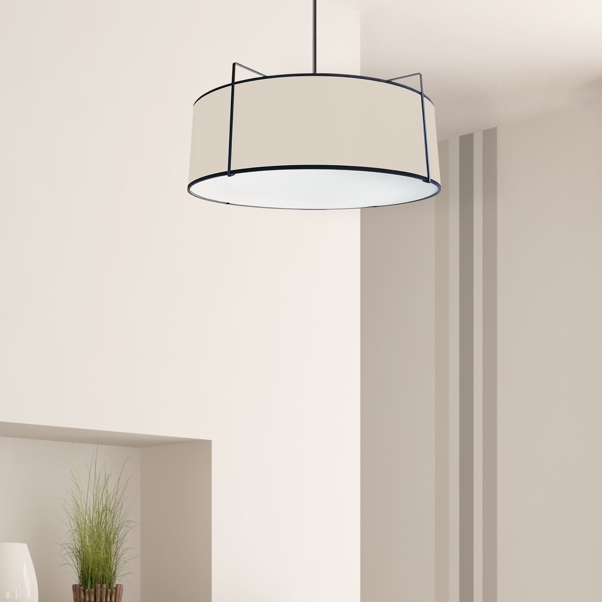 Trapezoid 4LT Pendant