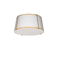 Trapezoid 3LT Flush Mount