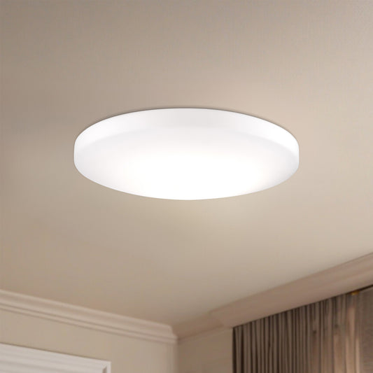 Trafalgar 11-in White LED Flush Mount