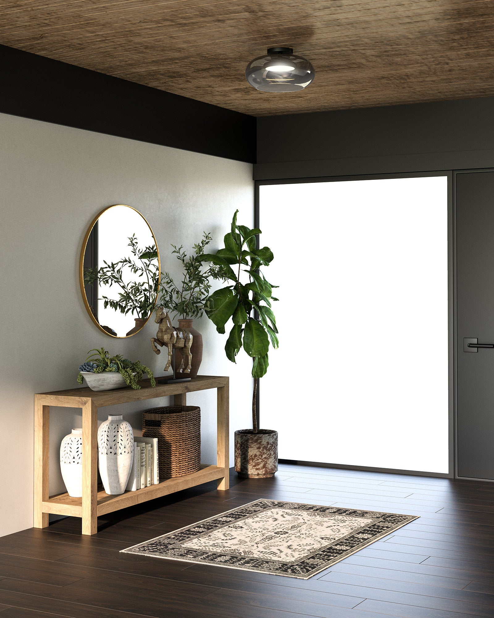 Trinity 14-in Flush Mount