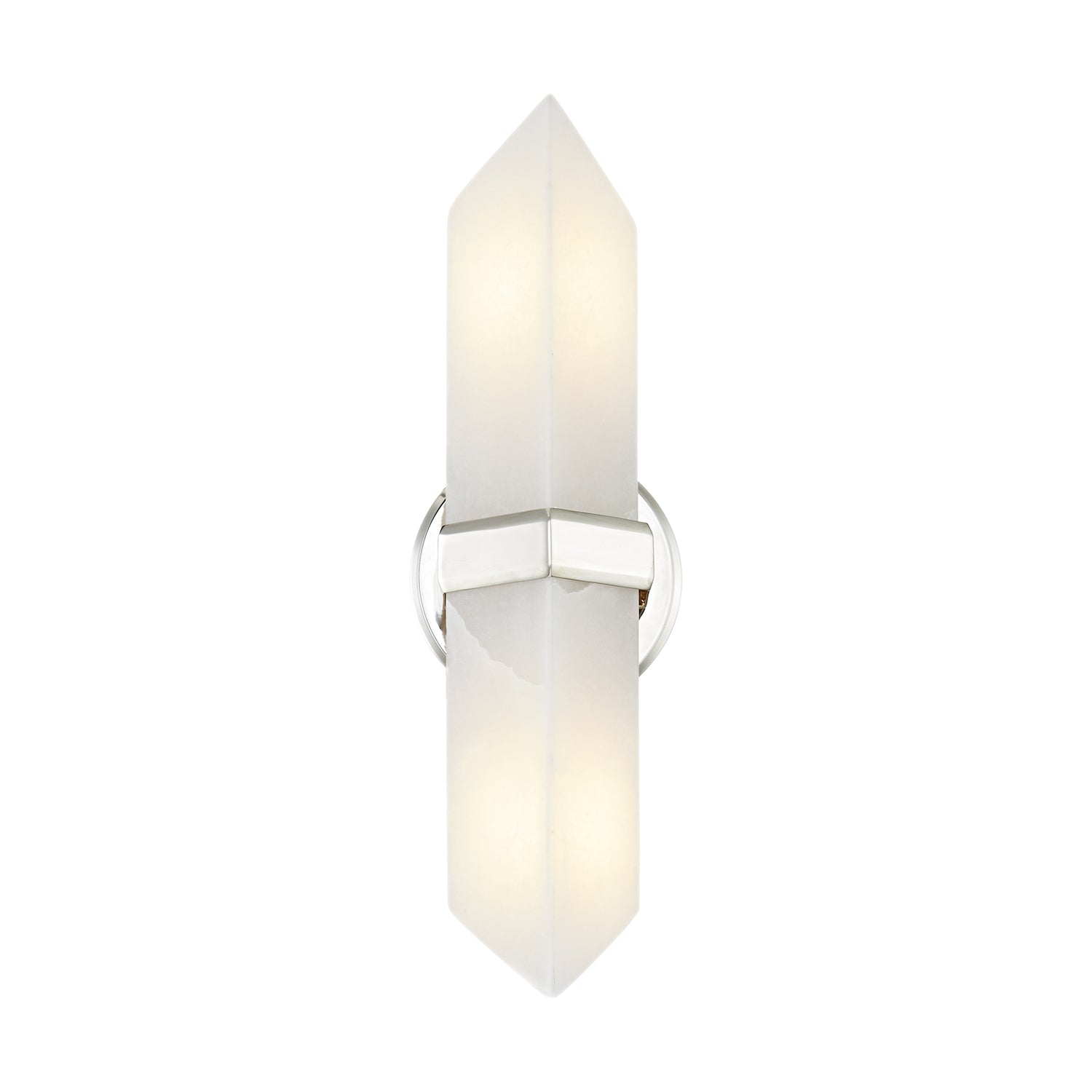 Valencia 15-in Vintage Brass/Alabaster 2 Lights Wall/Vanity