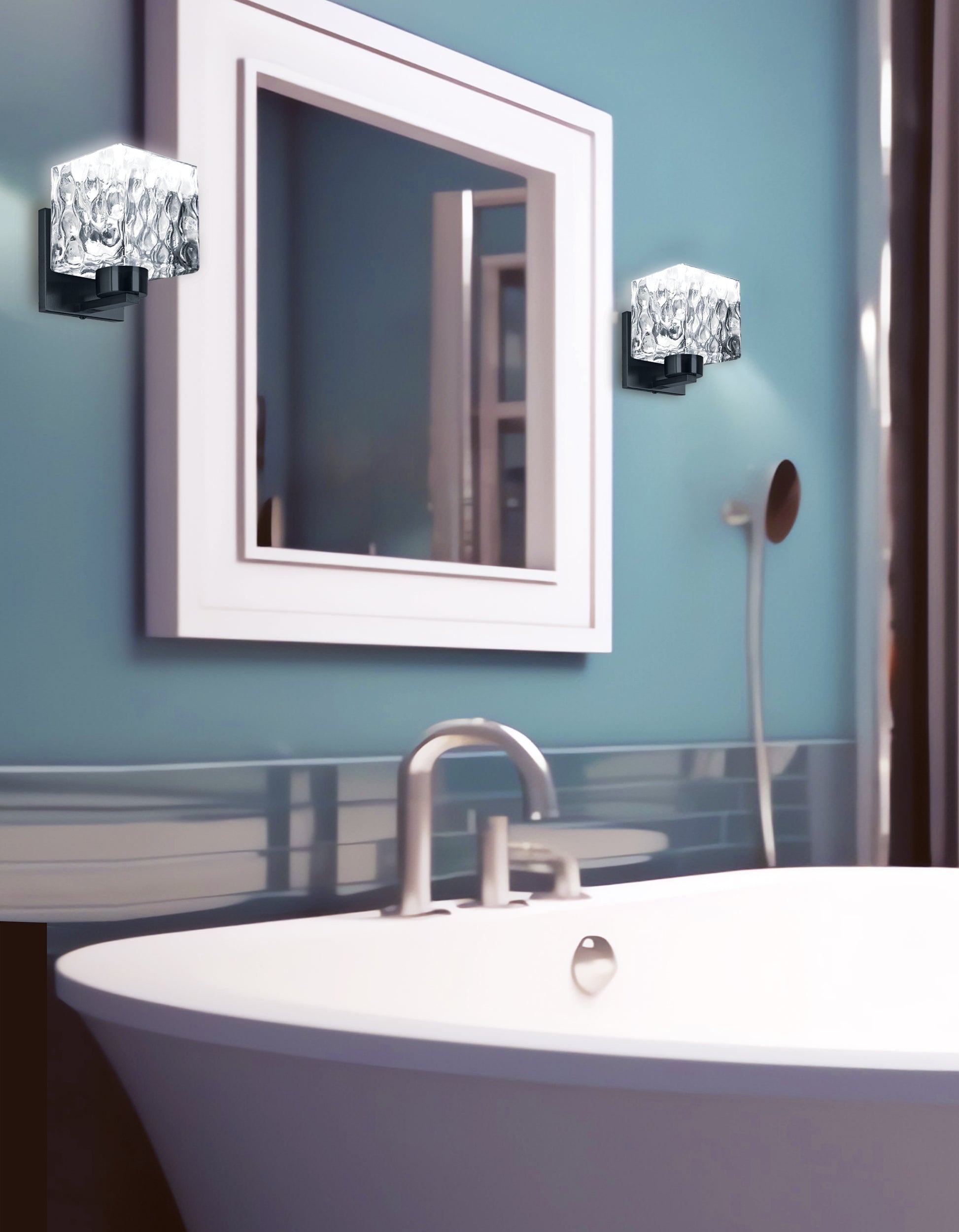 Veda 1LT Vanity Wall Sconce