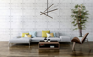 Vega 45-in Black LED Chandeliers