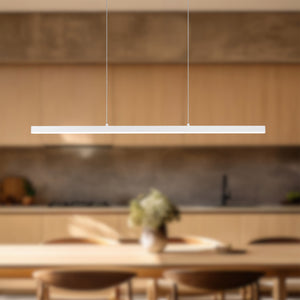 Vega 45-in Brushed Gold LED Linear Pendant