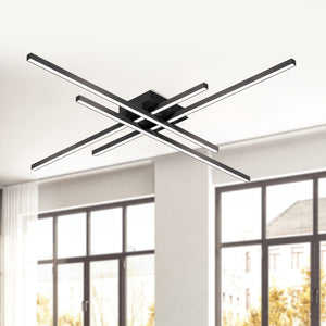 Vega Minor 47-in Brushed Gold LED Flush Mount