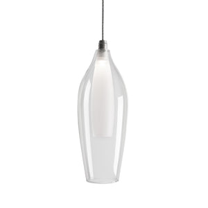Victoria 4-in Chrome LED Pendant