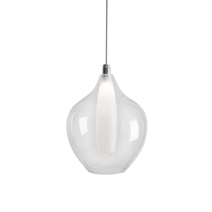 Victoria 7-in Chrome LED Pendant