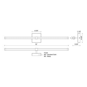 Blade Vanity Light