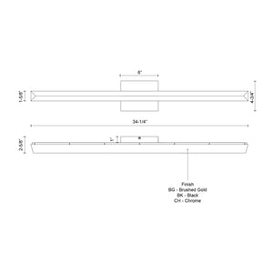 Saphir Vanity Light