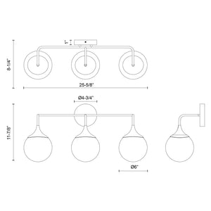 Nouveau Vanity Light