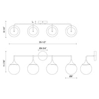 Nouveau Vanity Light