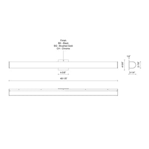 Longitude Vanity Light