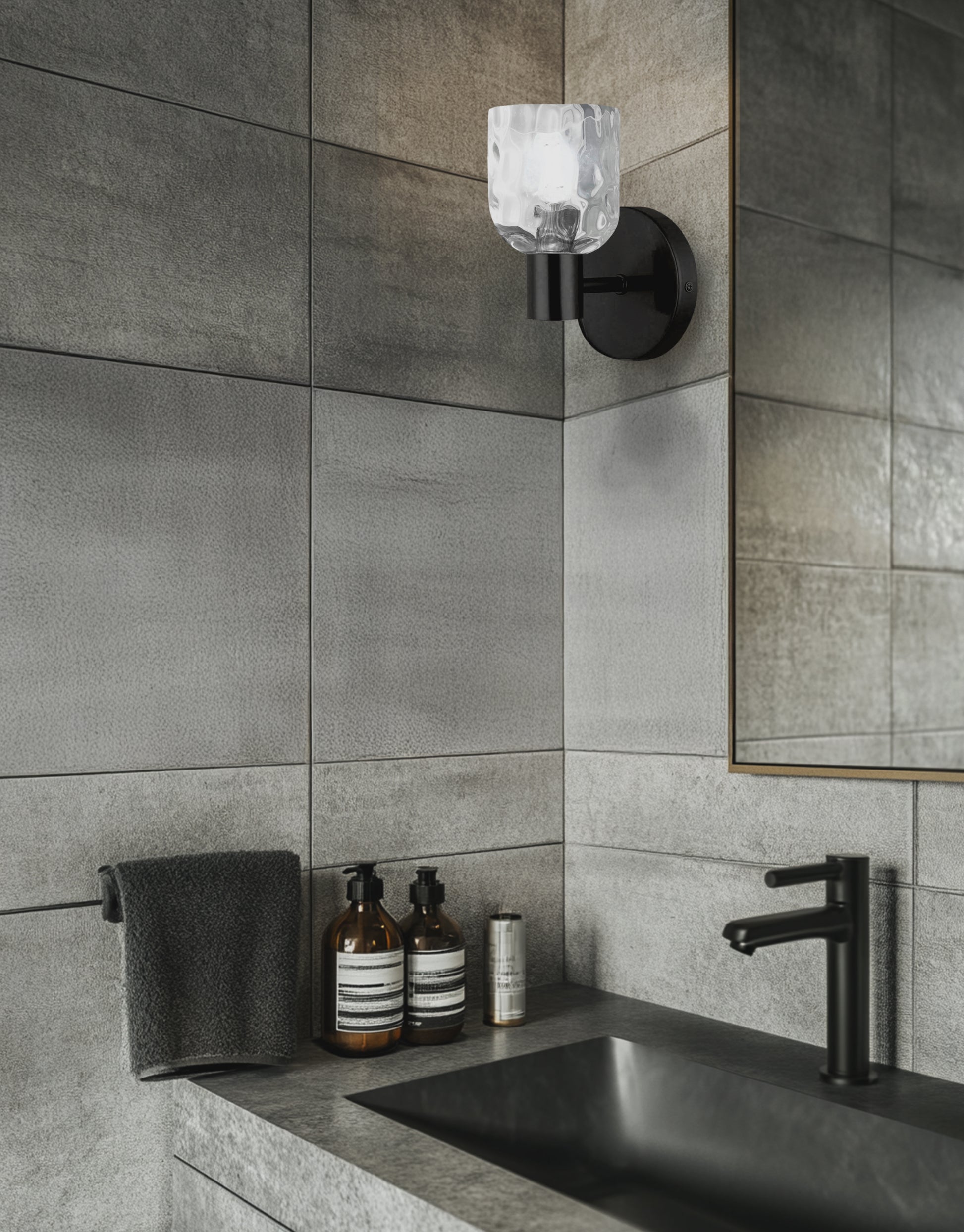 Vallora 1LT Vanity Wall Sconce