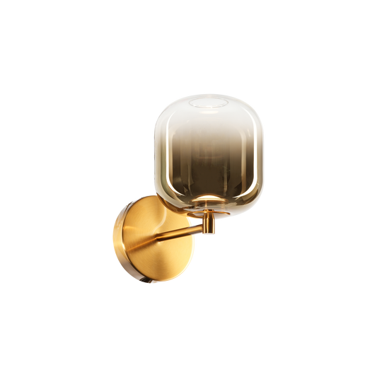 This stunning use of both material and glass, shows off a unique reflection when lit. Coming in a variety of size pendant and wall light, this will be ideal for many modern designs.