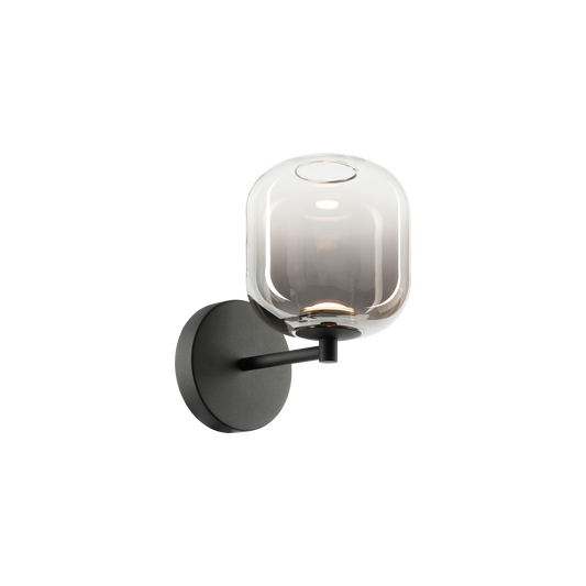 This stunning use of both material and glass, shows off a unique reflection when lit. Coming in a variety of size pendant and wall light, this will be ideal for many modern designs.