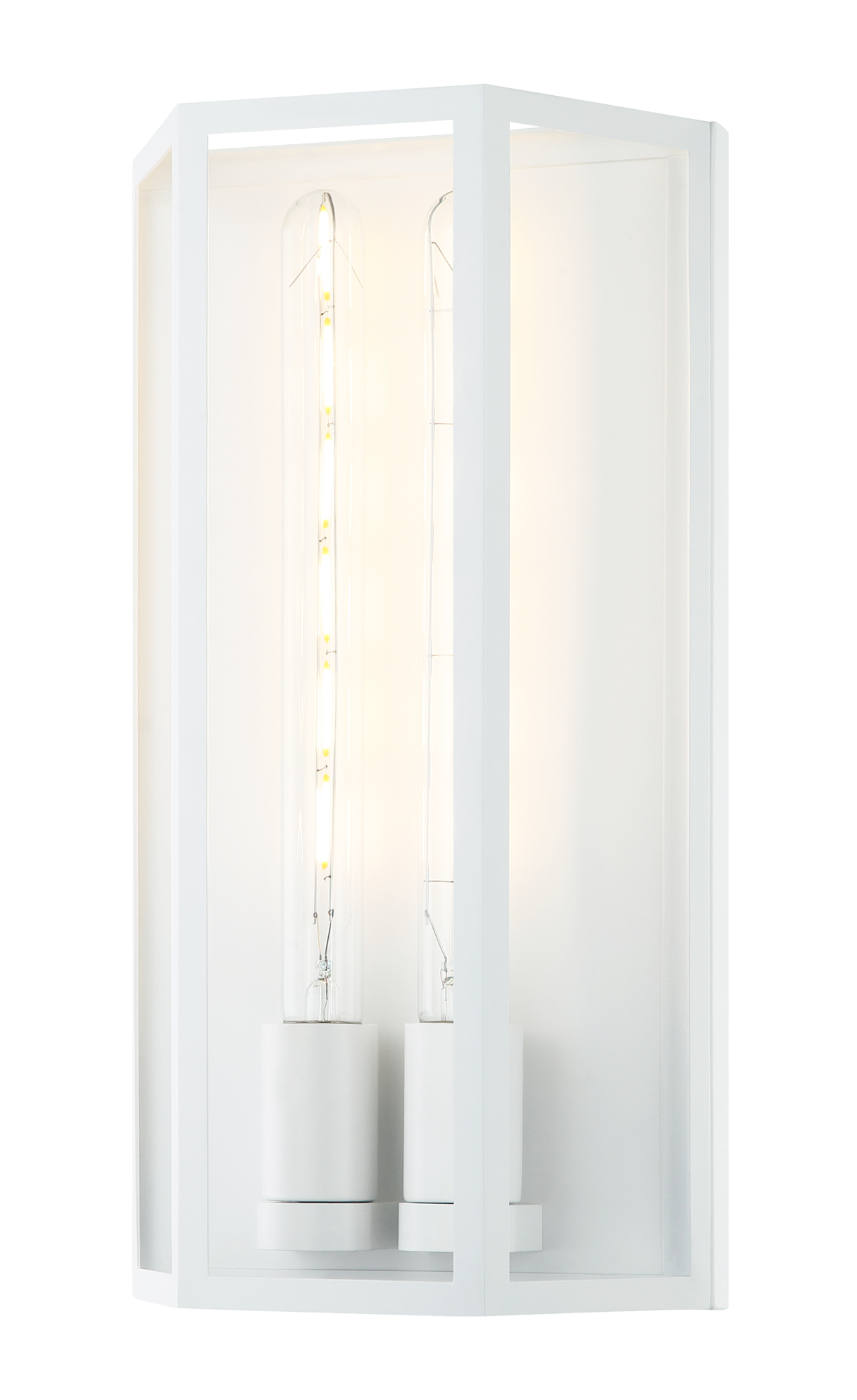 Creed is available in Matte Black or White, this hexagonal fixture will add some farmhouse chic to any room, but with modern feel. The strong hexagonal lines will stand up to all designs and come as a pendant, flush mount and wall sconce.